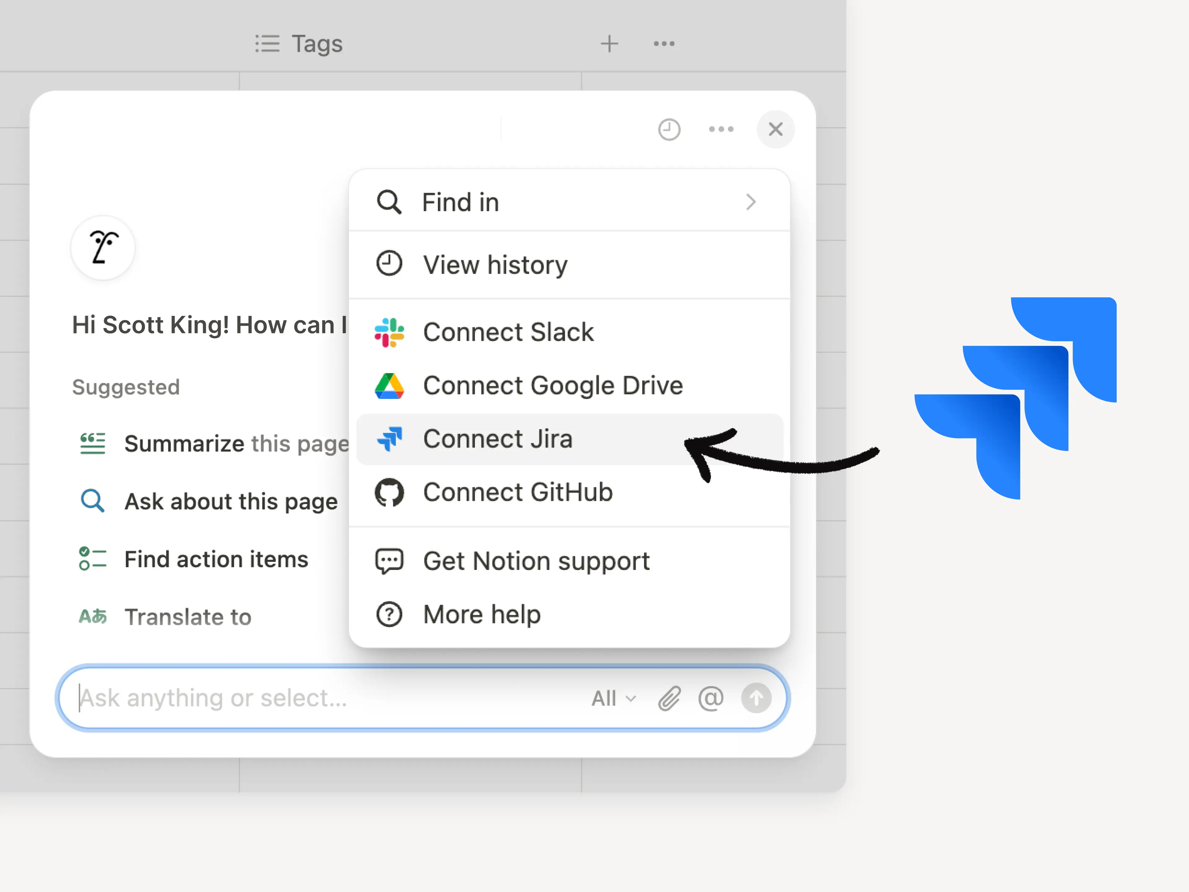 Conexiones de Jira